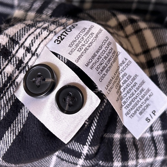 Tilley Black & White Flannel Shirt - Picture 6 of 7